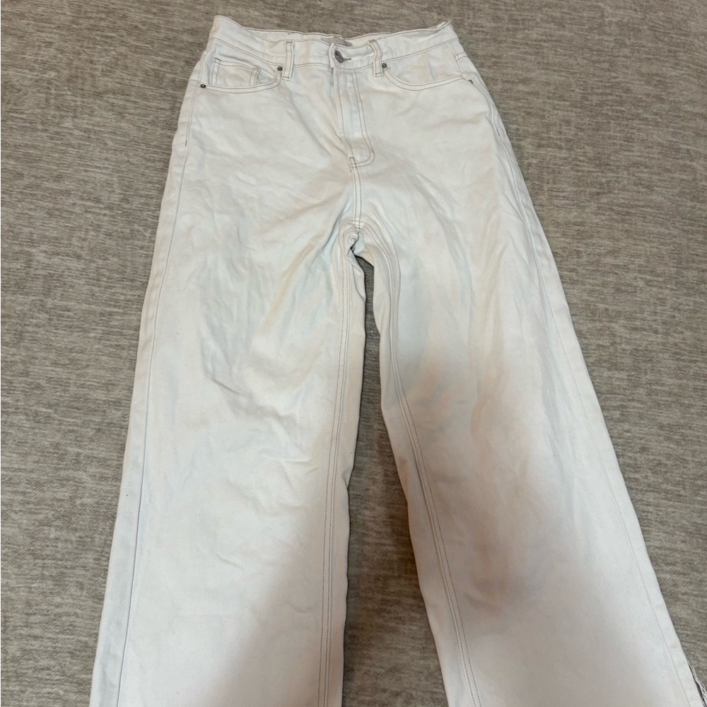 PacSun Cream Denim Jeans